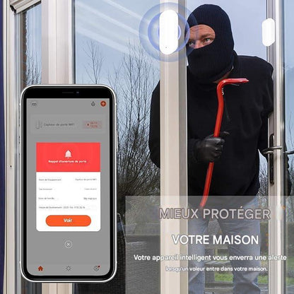 Capteur magnétique Alarme Domestique Connectée